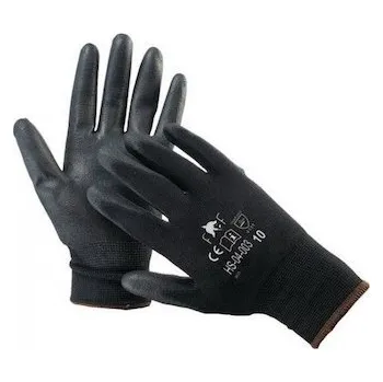 Pracovní rukavice Pracovní rukavice nylon LIGHT ČERNÉ (velikost 10 -XL) (sada 12 párů)