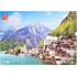 Puzzle Jigsaw Puzzle Horské městečko 1000 dílků