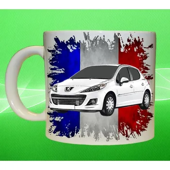 hrnek Peugeot 207 330ml (hrneček s autem )