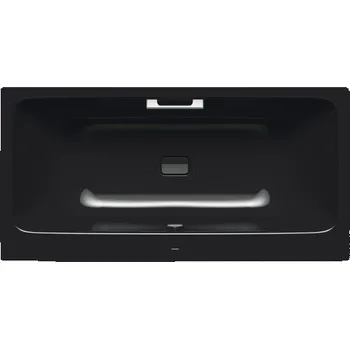 Vana Obdélníková vana KALDEWEI ASYMMETRIC DUO 740 s otvory na madla 80 x 170 cm černá lesklá protiskluzný povrch 274010210701