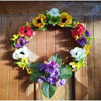 Věnec Proutěný věnec jarní