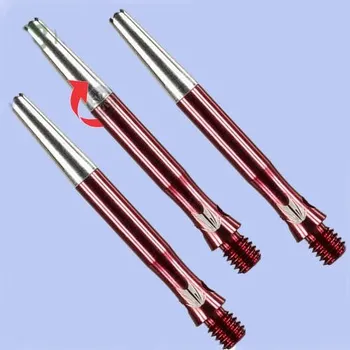 Příslušenství pro šipky Násadky Target Top spin S line Red Short