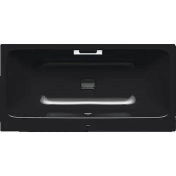 Vana Obdélníková vana KALDEWEI ASYMMETRIC DUO 742 s otvory na madla 90 x 180 cm černá lesklá odperlovací efekt 274210113701