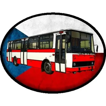 Nášivka nášivka s autobusem KAROSA B732