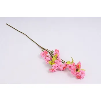 umělá květina Umělá kvetoucí větev sekury 84 cm, růžová