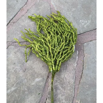 Vánoční dekorace Vánoční přízdoba s glitry 20 cm, zelená