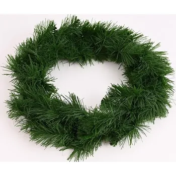 umělá květina Umělý věnec z chvojí 35 cm , zelená