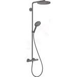 Hansgrohe 27633340 - Sprchový set Showerpipe s termostatem; 3 proudy; kartáčovaný černý chrom