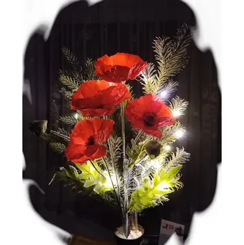 Vánoce Vánoční svítící vlčí máky