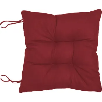 Podsedák XPOSE® Sedák na židli REST - vínový 40x40 cm, + Prodloužená možnost vrácení zboží do 50 dnů