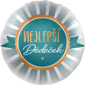 Balónek Premioloon Balonek fóliový Nejlepší dědeček, 43 cm