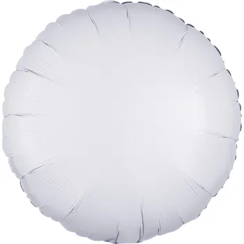 Balónek Amscan / Reithmüller Balonek fóliový kruh bílý, 43 cm