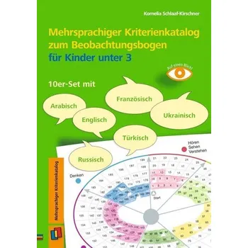 Mehrsprachiger Kriterienkatalog zum Beobachtungsbogen für Kinder unter 3 - Schlaaf-Kirschner, Kornelia