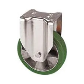 Pojezdové kolečko ZZK 200/FT Pevné kolo se zelenou polyuretanovou obručí 0240428