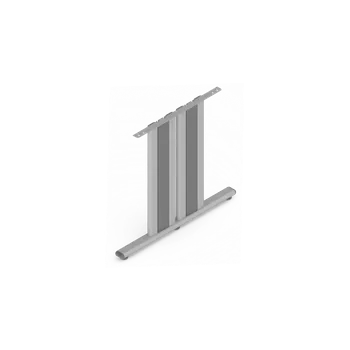 Stolová podnož VOGA Noha stolní konstrukce Desk Bar TEMPO T 800 / Šedá