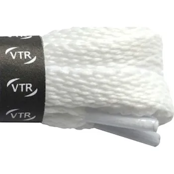 Tkaničky do bot Polyesterové ploché tkaničky bílé, délka 100 cm