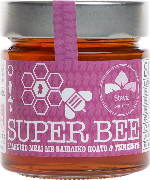 Řecký med se ženšenem a mateří kašičkou z Evie 260g STAYIA FARM