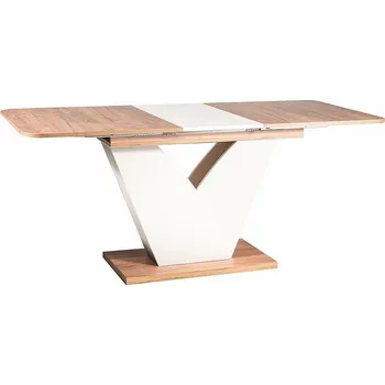 Jídelní stůl Jídelní stůl VIDAR, Dub Craft Tobacco/Krém