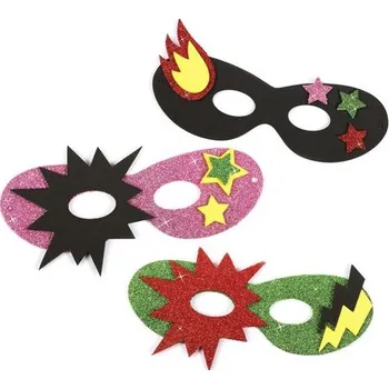 kreativní sada Graine Creative Sada na výrobu masek s motivem superhrdiny 12 ks