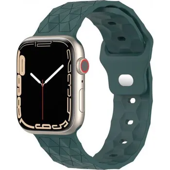 Řemínek na hodinky Silikonový řemínek s geometrickým vzorem pro Apple Watch Ultra 49mm / 46mm / 45mm / 44mm / 42mm - petrolejový