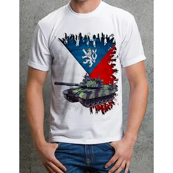 Pánské tričko tričko tank T72 S (vojenské tričko )