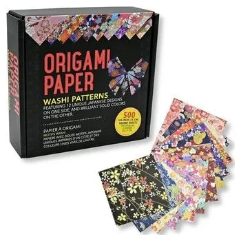Set školních potřeb Papier origami kwiaty 500szt