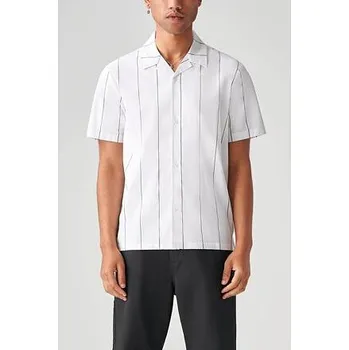 Pánské oblečení Košile Globe OFF COURSE SS SHIRT White velikost L