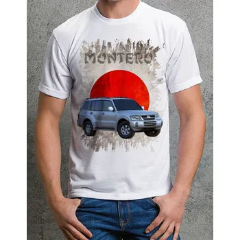 Pánské tričko tričko Mitsubishi Montero XL (Trička s motivy aut)