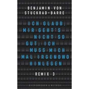 Literární biografie Ich glaub, mir geht's nicht so gut, ich muss mich mal irgendwo hinlegen - Stuckrad-Barre, Benjamin von