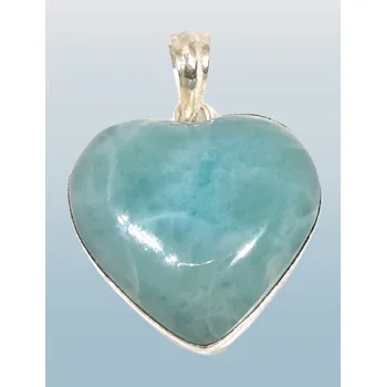 Exkluzivní Larimar srdíčko 13,5 g – kámen harmonie a klidu