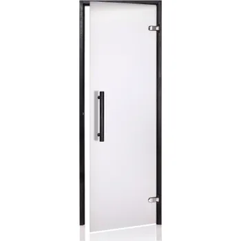 Dveře do sauny "A" 7x19 Satin 690x1890 mm Black