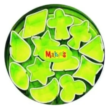 Vykrajovátko Sada kovových vykrajovátek Geometrik mini, 12ks