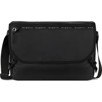 Pánská taška na notebook 15" Bugatti Blanc DeLight Messenger černý 49450901