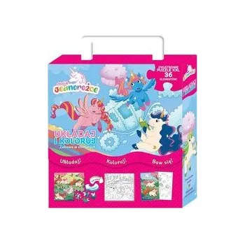 První čtění Moje Jednorożce. Układaj i koloruj