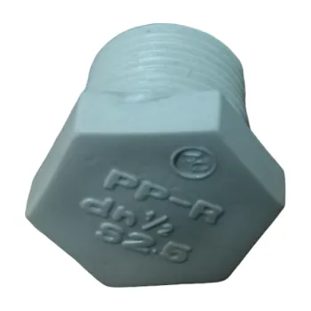 Vodovodní potrubí PPR montážní zátka 1/2" - krátká