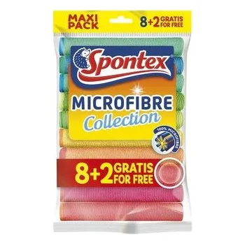 Podlahový mycí stroj utěrka 8+2ks 35x35cm, COLLECT. mikrovlákno, SPONTEX