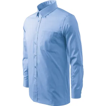 Pánská košile MALFINI STYLE LS 209 košile s dlouhým rukávem pánská Barva: nebesky modrá, Velikost: L