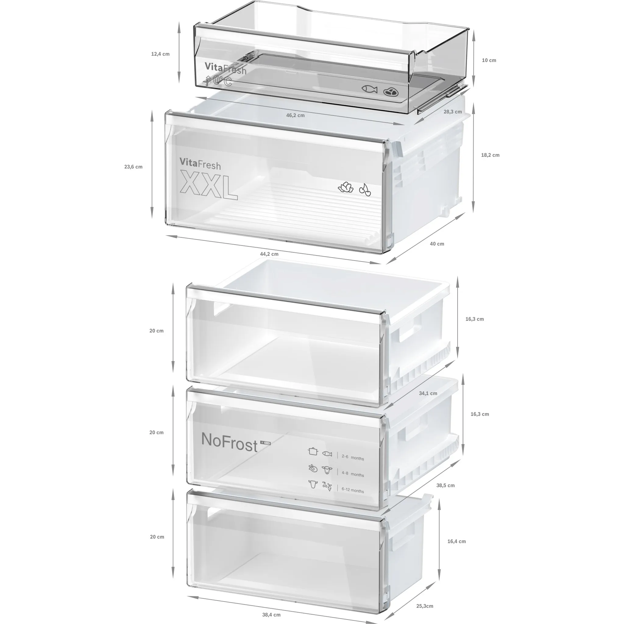 Fotografie 8 - Lednice BOSCH KGN362ICF