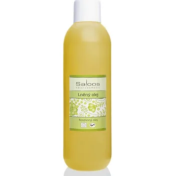 Rostlinný olej Saloos Lněný olej lisovaný za studena 1000 ml