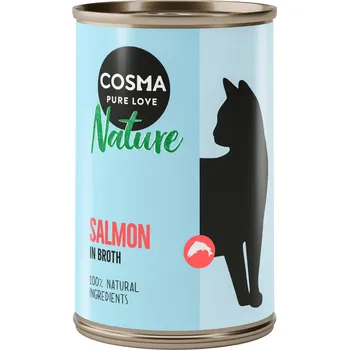 Krmivo pro kočku 24x140g Cosma Nature - losos