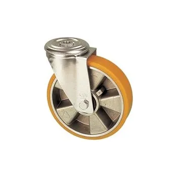 Pojezdové kolečko ZPK 200/QR Otočné kolo s polyuretanovou obručí a otvorem 7280118