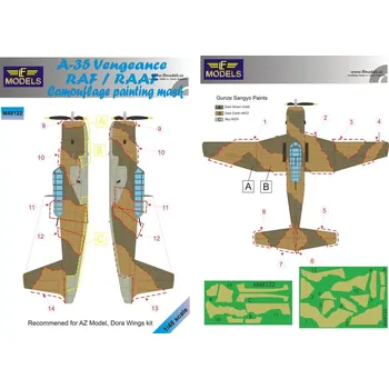 Plastikový model LF model 1/48 Mask A-35 Vengeance RAF/RAAF Camouflage p.