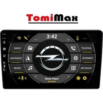 Auto Hi-Fi TomiMax Opel Astra, Zafira, Antara Android 14 autorádio s WIFI, GPS, USB, BT HW výbava: QLED !!!AKCE!!! 8 Core 4GB+64GB LOW - pouze displej A,C, Velikost obrazovky: Dotyková obrazovka: 9"