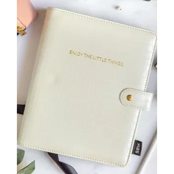 Zápisník Zápisník v koženom obale - biely