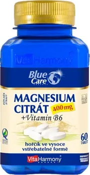 VitaHarmony Magnesium citrát 400 mg + vitamín B6 60 tbl.