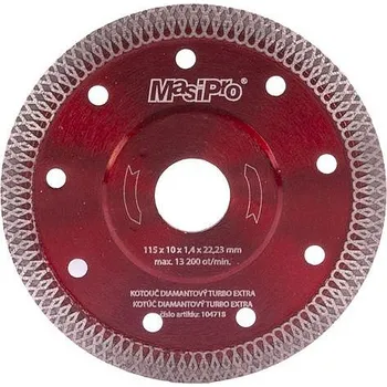 Řezný kotouč Kotouč řezný diamantový, turbo extra tenký, 115mm 104718