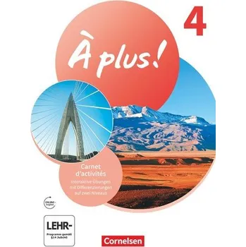 Cizí jazyk À plus ! 1. und 2. Fremdsprache. Band 4 - Carnet d'activités mit interaktiven Übungen