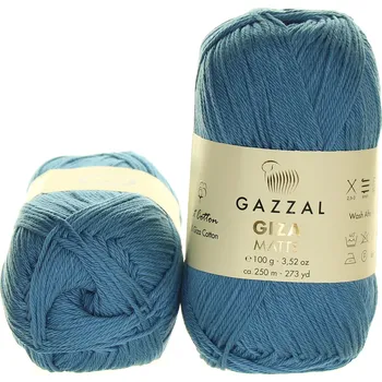 Příze Gazzal Giza Matte 5579 šedomodrá