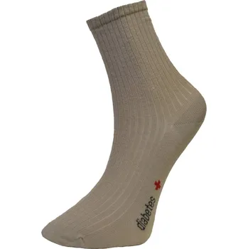 Pánské ponožky Matex ponožky Diabetes 1L žebro 3-389, béžová, velikost 47-48