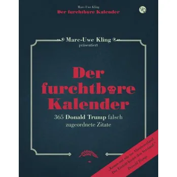 Kalendář Der furchtbare Kalender - Kling, Marc-Uwe